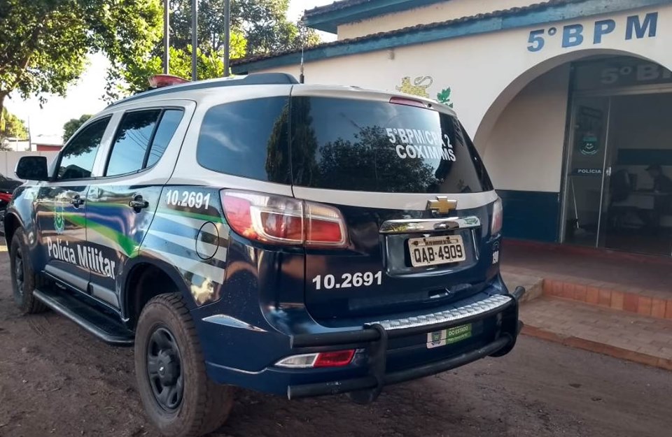 Polícia militar de Coxim prende homem com mandado de prisão em aberto do Estado de São Paulo