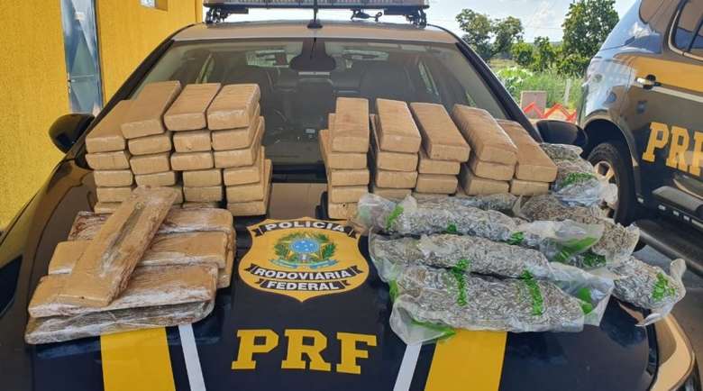 Em 24 horas, PRF realiza quatro apreensões de maconha na BR-163