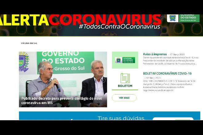 Secretaria de Saúde de MS lança site para combater informações falsas