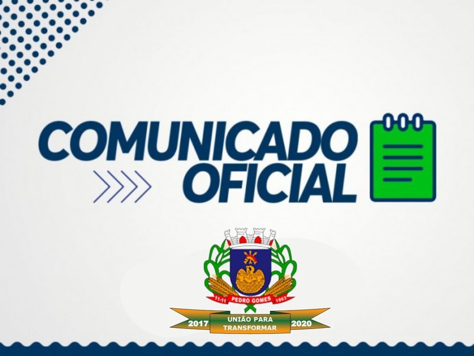 Prefeitura de Pedro Gomes adota medidas de prevenção para enfrentamento ao COVID-19