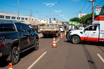 Barreiras Sanitárias orientam moradores e visitantes nos acessos a Coxim