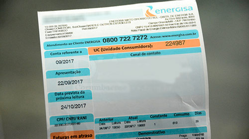 Conta de luz sofrerá reajuste na quarta-feira