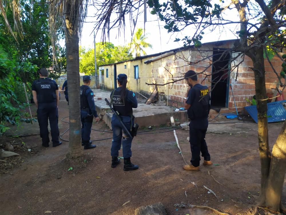 Polícia Militar e Polícia Civil realizam operação conjunta contra o tráfico de drogas em Pedro Gomes