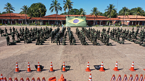 Barreiras sanitárias de Coxim recebem reforço de militares do 47º Batalhão de Infantaria