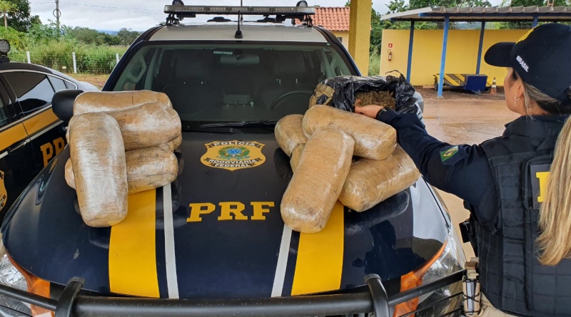 PRF apreende em duas ocorrências 41,6 kg‬ de skunk em Bandeirantes e Coxim