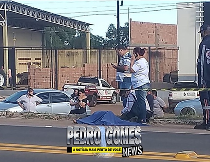 Acidente entre moto e UTI móvel de Sonora deixa vitima fatal na BR-163, em Coxim