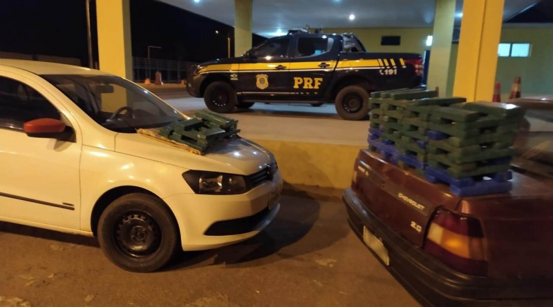 PRF apreende 74 Kg de maconha em Coxim