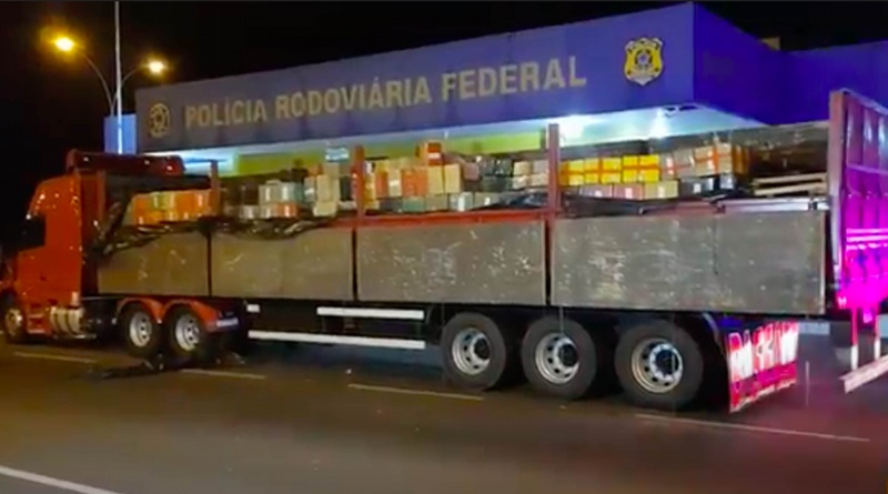 Operação Tamoio II: PRF apreende 25 toneladas de maconha em Naviraí (MS)