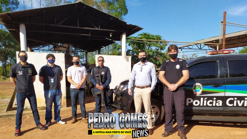 Policia Civil de Pedro Gomes deflagra operação hórus