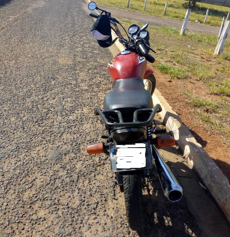 Polícia Militar apreende motocicleta irregular em Sonora