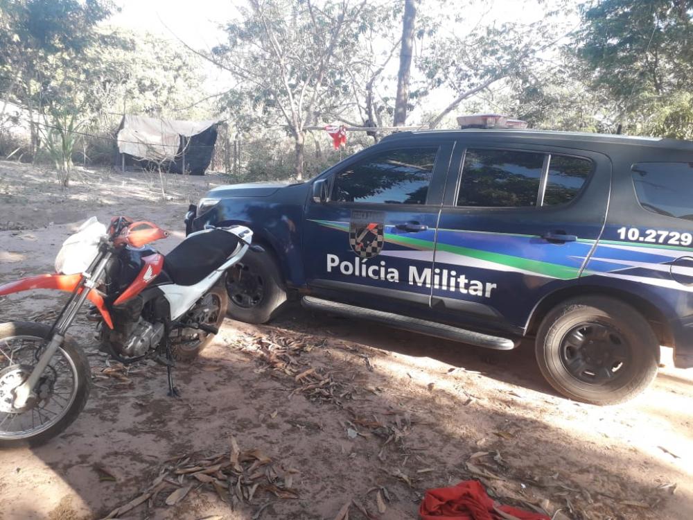 Polícia Militar age rápido e recupera motocicleta furtada poucas horas depois em Coxim