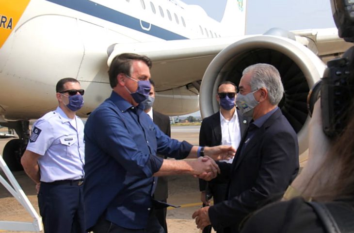 Reinaldo Azambuja pede a Bolsonaro continuação da segurança integrada na fronteira