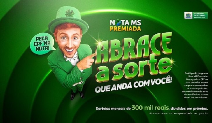 Prêmio de R$ 100 mil do Nota MS Premiada vai para ganhador da Capital