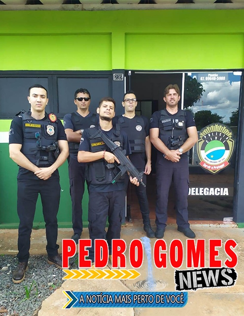 Polícia Civil e Militar de Pedro Gomes – MS realizam na manhã desta Quinta feira “Operação Divisa Segura VIII”