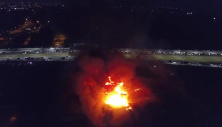 Incêndio atinge Atacadão de Campo Grande