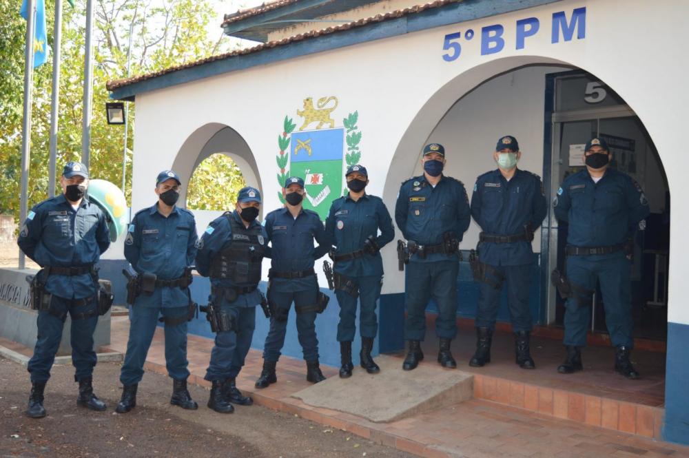 5º Batalhão de Polícia Militar de Coxim tem 6 novos sargentos