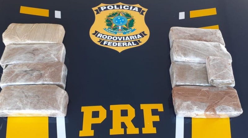 PRF apreende menor de 17 anos com 6,3 Kg de maconha em Coxim