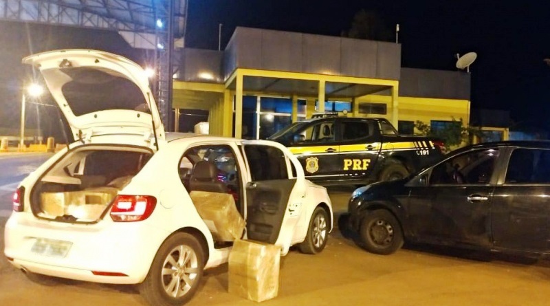 PRF apreende 394 Kg de maconha e prende batedor em São Gabriel do Oeste 