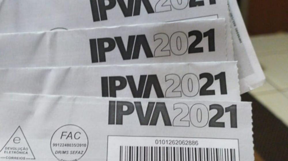 Boletos do IPVA 2021 podem ser impressos pela internet