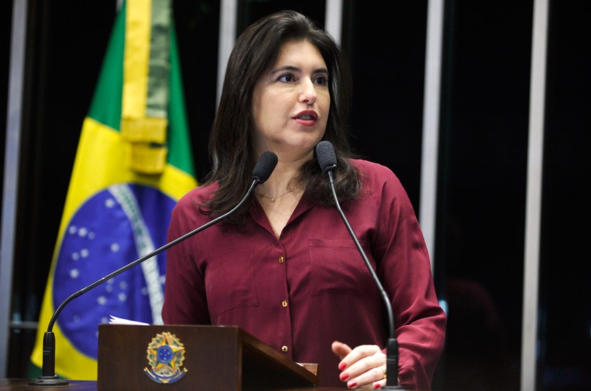 MDB confirma Simone Tebet como candidata ao comando do Senado Federal
