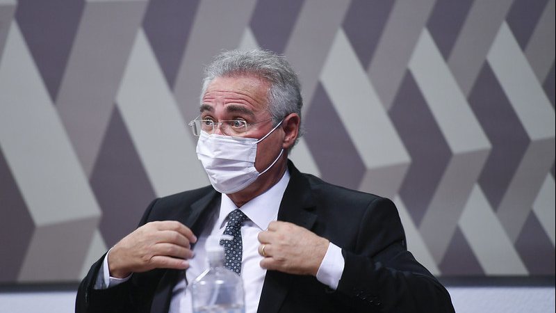 Renan rebate Flávio na CPI: 'vagabundo é você que roubou dinheiro do seu pessoal'