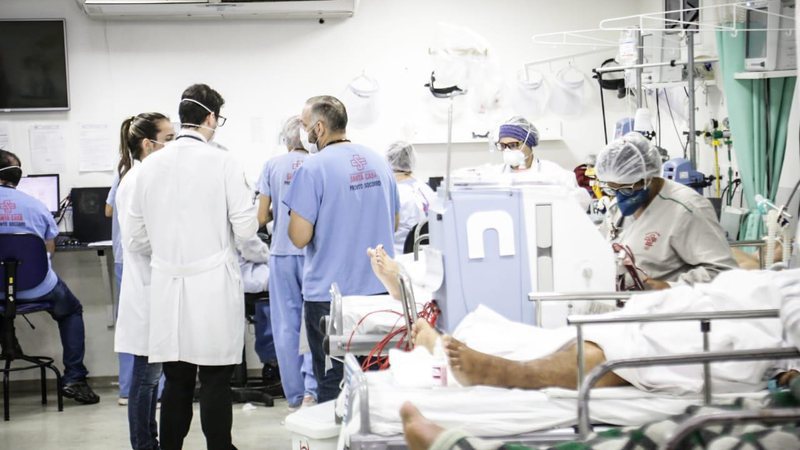 MS se mantém estável com 67% dos leitos de UTI para pacientes com covid ocupados