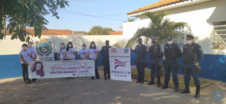 Polícia Militar e Parceiros iniciam semana comemorativa ao Agosto Lilás em Pedro Gomes