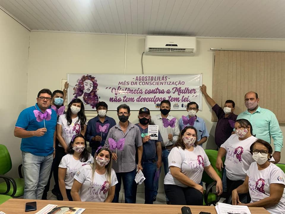 Câmara Municipal de Pedro Gomes adere a Campanha Agosto Lilás.