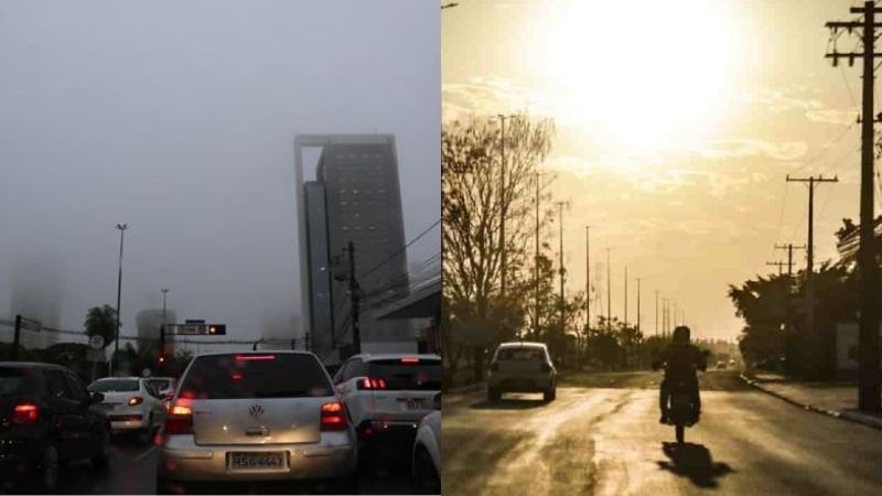 Extremos no clima: MS tem alerta de chuva com granizo no sul e tempo seco de deserto no leste
