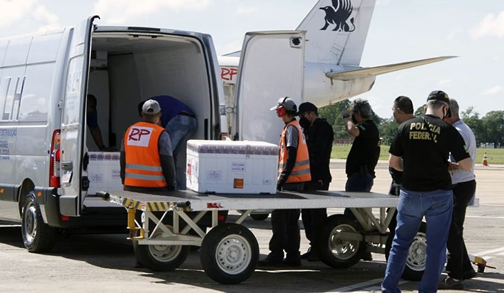 Mato Grosso do Sul recebe mais 362,5 mil doses de vacinas Covid-19