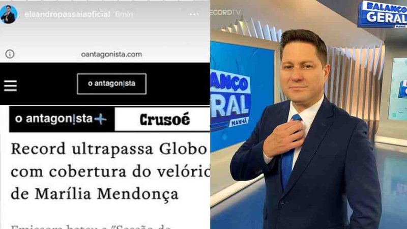 Eleandro Passaia é execrado ao comemorar Ibope conquistado com a morte de Marília Mendonça