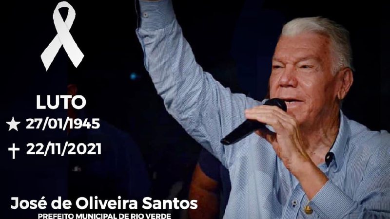 Morre Zé de Oliveira, prefeito de Rio Verde de Mato Grosso