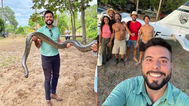 Guilherme faz parte da Companhia de Táxi Aéreo que transporta a equipe da Globo diariamente - (Fotos: Arquivo Pessoal)