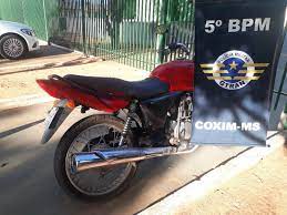 Polícia Militar recupera moto furtada em Coxim