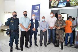 Comandante da Polícia Militar de Coxim participa da inauguração da PAV