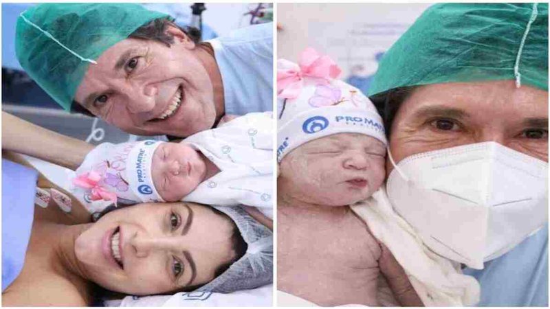 Nasce Olívia, terceira filha do cantor Daniel com Aline de Pádua