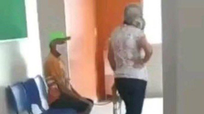 Vídeo: mulher leva marido antivacina amarrado para tomar vacina contra covid-19