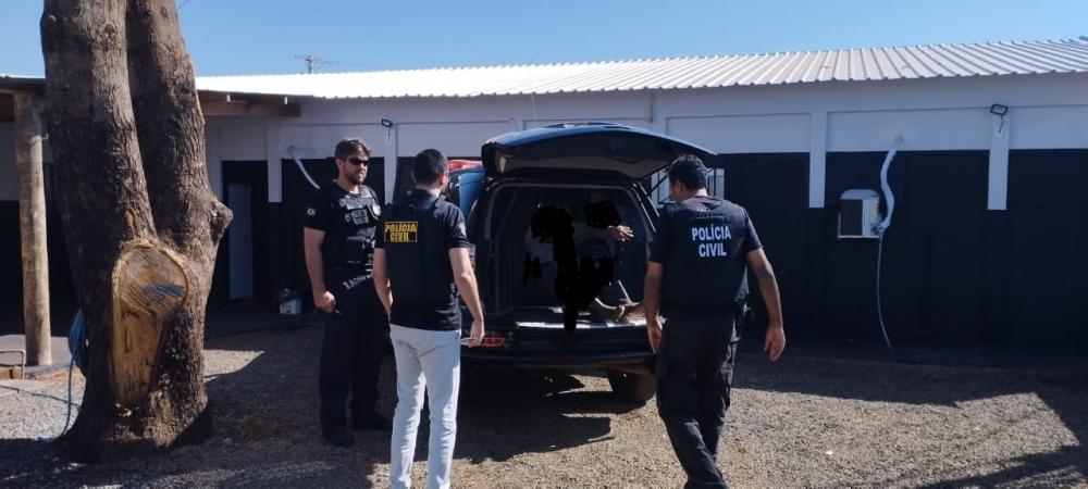 Policia Civil de Pedro Gomes cumpre mandados de prisão, contra acusado de estupro de Vulnerável e de pensão alimentícia.