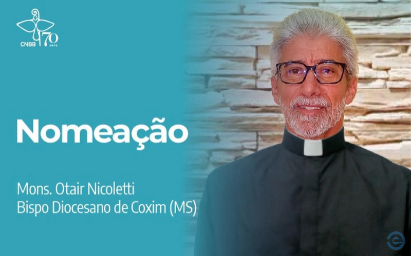 Papa Francisco acolhe renúncia de dom Antonino e nomeia novo bispo para a diocese de Coxim