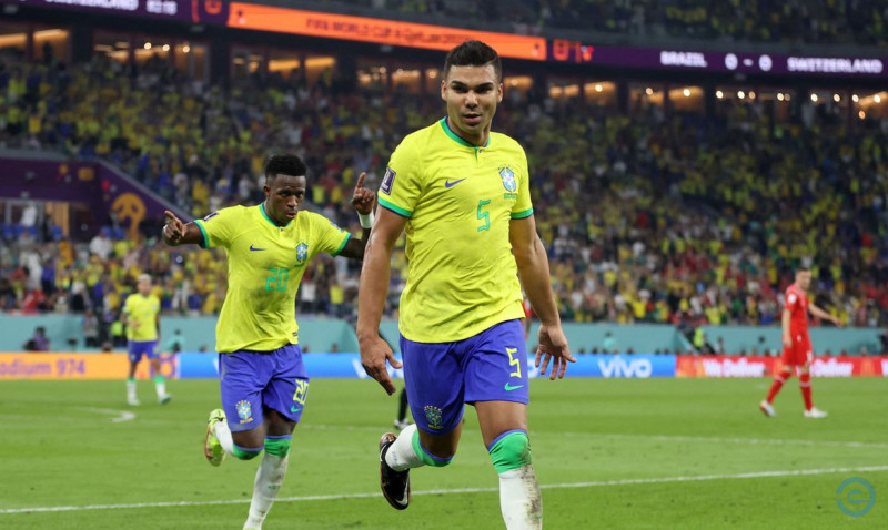 Casemiro quebra jejum em cima da Suiça e classifica Brasil para oitavas