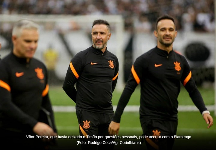 Vitor Pereira tem acordo verbal com o Flamengo, revela presidente Rodolfo Landim