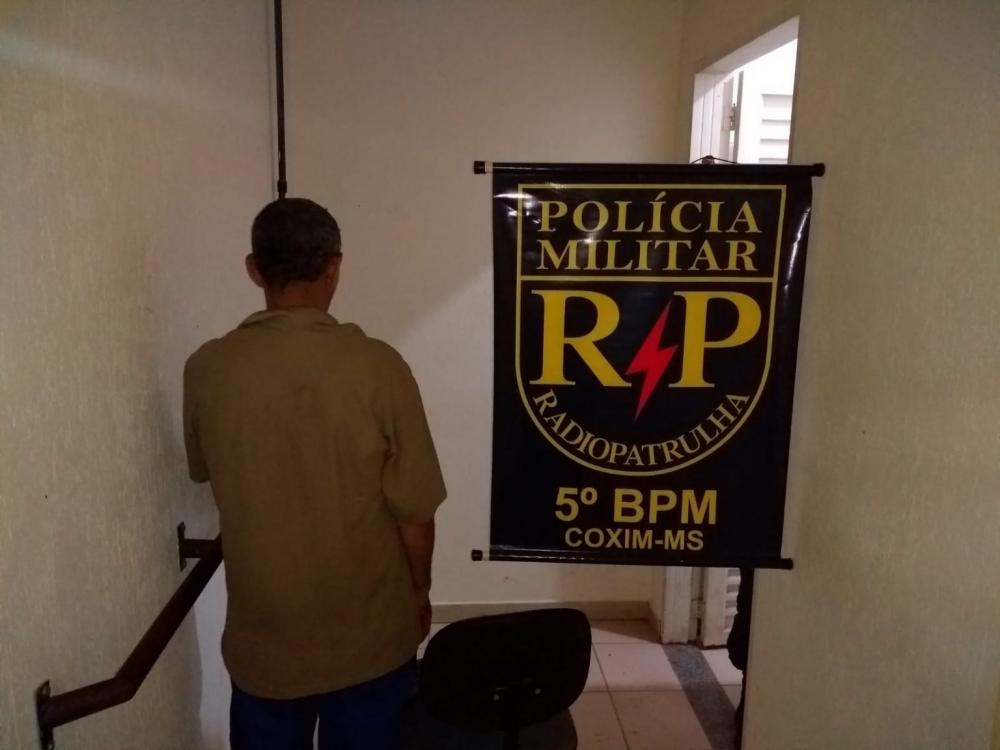 Polícia Militar prende homem por tentativa de furto em Coxim