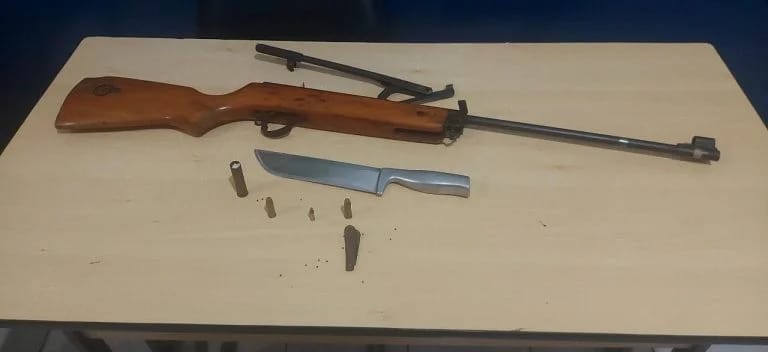 Polícia Militar apreende arma e prende autor por posse irregular de arma de fogo em Pedro Gomes