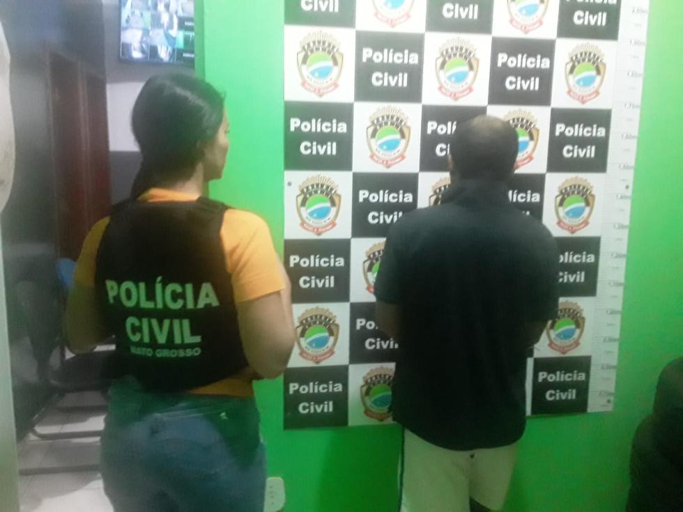 Policia Civil prende homem em Sonora acusado de estupro cometido no MT
