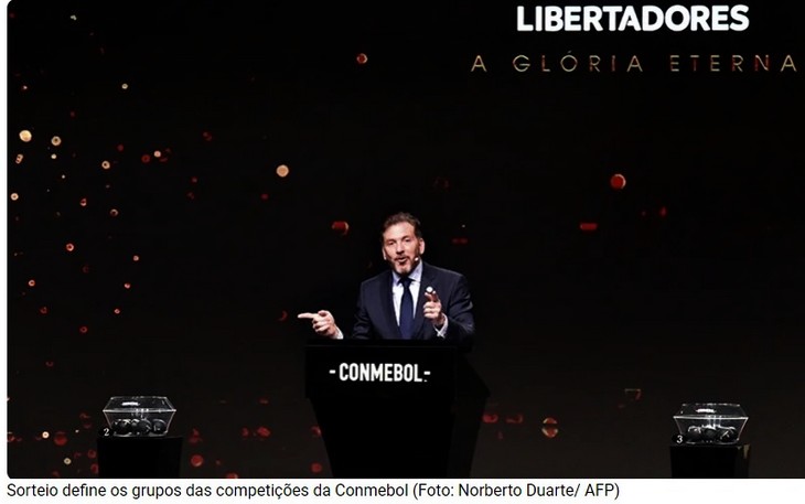 Em sorteio, Conmebol define fase de grupos da Copa Libertadores da América