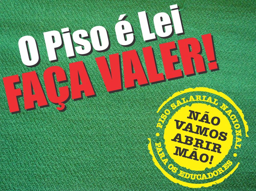 Professores da rede Municipal de ensino em Pedro Gomes, fazem paralização em 26 de abril pelo comprimento da lei do piso do Magistério