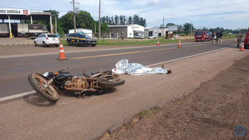Identificado homem morto em atropelamento na BR-163, em Coxim