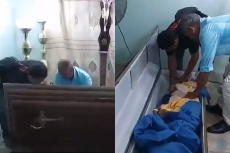 Idosa declarada ‘morta’ desperta inusitadamente durante seu velório