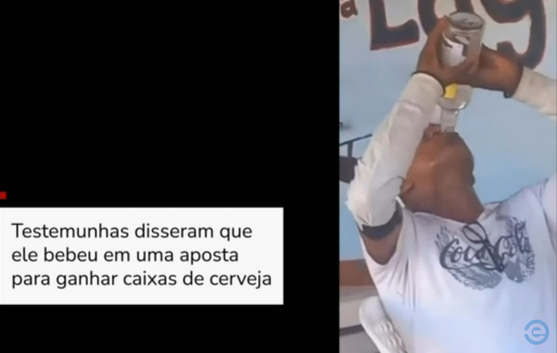 Homem morre horas após virar garrafa de cachaça em bar