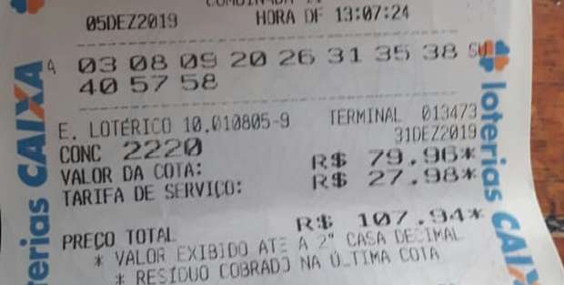 Grupo de caminhoneiros levaram bolão da Mega-Sena da Virada